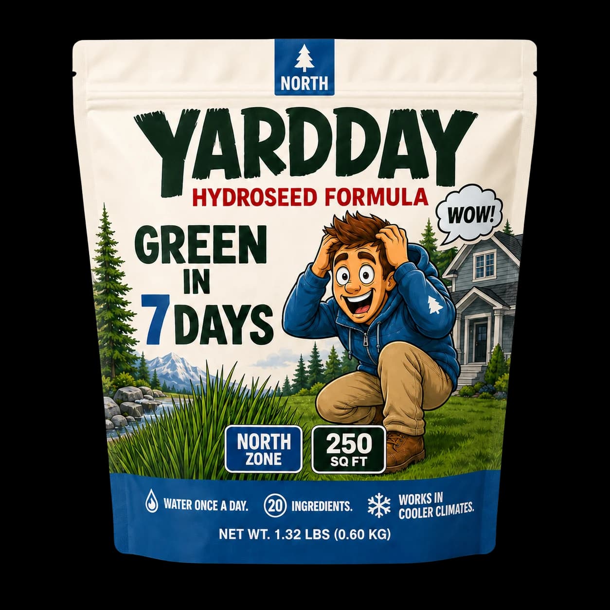 YardDay North Hydroseed Formula pouch